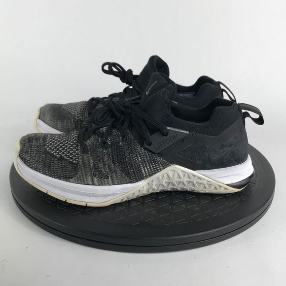Nike Metcon Flyknit 3 Black/White Training Shoes AR5623-001 Women’s Size 6.5 - Picture 8 of 12